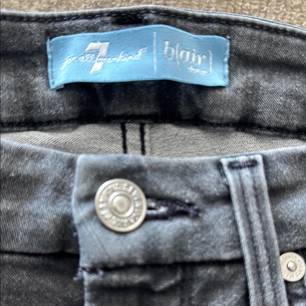 7 For All Mankind Charcoal Denim